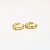 Brinco Argola Redondo Vazado Pequeno Em Ouro 18k - Imagem 2