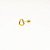 Piercing Orelha Coração Com Tarraxa Em Ouro 18k - Imagem 1