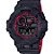 Relógio Casio G-Shock Preto Com Detalhes Em Vermelho GA-700SE-1A4DR - Imagem 1