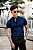 CAMISA ACETINADA AZUL MARINHO - Imagem 2