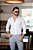 CAMISA SLIM ML ACETINADA BRANCA - Imagem 4
