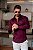 CAMISA SLIM ML ACETINADA MARSALA - Imagem 7