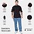 CAMISETA STREET WEAR OVERSIZED PRETA - Imagem 4
