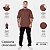 CAMISETA STREET WEAR OVERSIZED MARROM - Imagem 4
