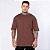 CAMISETA STREET WEAR OVERSIZED MARROM - Imagem 1