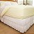 Saia de Cama Box Branca King - Imagem 1