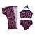 Biquini Infantil Kimono 96% Poliéster 4% Elastano Confortável Resistente Moda Praia Verão Tam.02 - Imagem 5