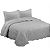 Cobre Leito Colcha Cama Queen Size Conjunto 3 Peças 2,40mx2,60m Dupla Face - Imagem 15