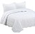 Cobre Leito Colcha Cama Queen Size Conjunto 3 Peças 2,40mx2,60m Dupla Face - Imagem 12