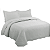 Cobre Leito Colcha Cama Queen Size Conjunto 3 Peças 2,40mx2,60m Dupla Face - Imagem 18
