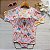Biquini Infantil Conjunto Kimono Saída De Praia Natação Verão Estampado - Imagem 12