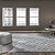 Tapete Sala Felpudo Luxo com Antiderrapante 1,00x1,40 ou 2,00X1,40m Cinza - Imagem 1