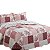 Cobre Leito Queen Size 3 Pçs Colcha Dupla Face Estampada Cama Box - Imagem 5