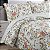 Cobre Leito Queen Size 3 Pçs Colcha Dupla Face Estampada Cama Box - Imagem 14