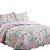 Cobre Leito Queen Size 3 Pçs Colcha Dupla Face Estampada Cama Box - Imagem 9