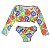 Conjunto Infantil Proteção UV Biquini Cropped Manga Longa com Calcinha - Imagem 9
