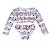Conjunto Infantil Proteção UV Biquini Cropped Manga Longa com Calcinha - Imagem 5