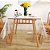 Kit Toalhas de Mesa Plástico PVC Transparente Cristal Impermeável 70 x 70cm Buffet Bar - Imagem 1