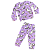 Pijama Infantil Inverno Soft Manga Longa Roupa de Dormir Menino e Menina 2 a 10 Anos - Imagem 2