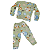 Pijama Infantil Inverno Soft Manga Longa Roupa de Dormir Menino e Menina 2 a 10 Anos - Imagem 3