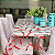 Toalha de Mesa de Plástico Cristal Transparente Estampada 1,00x1,40m Decoração Cozinha - Imagem 7