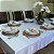 Toalha De Mesa Luxo 4, 6 e 8 Lugares Jacquard Tecido Grosso Lucy - Imagem 2