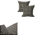 Peseira Casal Luxo Cama Sofá Decorativa Protetora + 2 Capa Almofada 45x45 Maia - Imagem 6