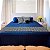 Peseira Casal Luxo Cama Sofá Decorativa Protetora + 2 Capa Almofada 45x45 Maia - Imagem 1