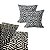 Peseira Casal Luxo Cama Sofá Decorativa Protetora + 2 Capa Almofada 45x45 Maia - Imagem 4
