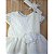 Vestido de Bebê Menina Batizado Renda Creme - Imagem 3
