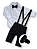 Roupa de Batizado Bebê Menino Kit Completo com Sapatinho - Imagem 18