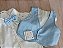 ROUPA BATIZADO BEBÊ MENINO KIT BERMUDA E COLETE. - Imagem 8
