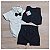 ROUPA BATIZADO BEBÊ MENINO KIT BERMUDA E COLETE. - Imagem 5