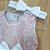 VESTIDO BEBÊ MENINA GUIPIER ROSA - Imagem 3