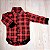 CAMISA BODY BEBÊ MENINO FLANELA XADREZ BRINDE GRAVATA - Imagem 5