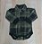 CAMISA BODY BEBÊ MENINO FLANELA XADREZ BRINDE GRAVATA - Imagem 1