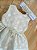 VESTIDO BEBÊ MENINA TULE POÁ CINTO DE PEROLA - Imagem 5