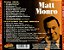 CD - Matt Monro – Walk Away / Born Free (Invitation To The Movies) - IMP (US) - Imagem 2