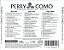 CD - Perry Como – 36 All-Time Greatest Hits (Caixa Dupla) (3CDs) - Importado (US) - Imagem 2