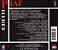CD Edith Piaf – Piaf En Concert + Piaf : Documents Inédits (Caixa Dupla) (2 CDs) - Importado (França) - Imagem 2