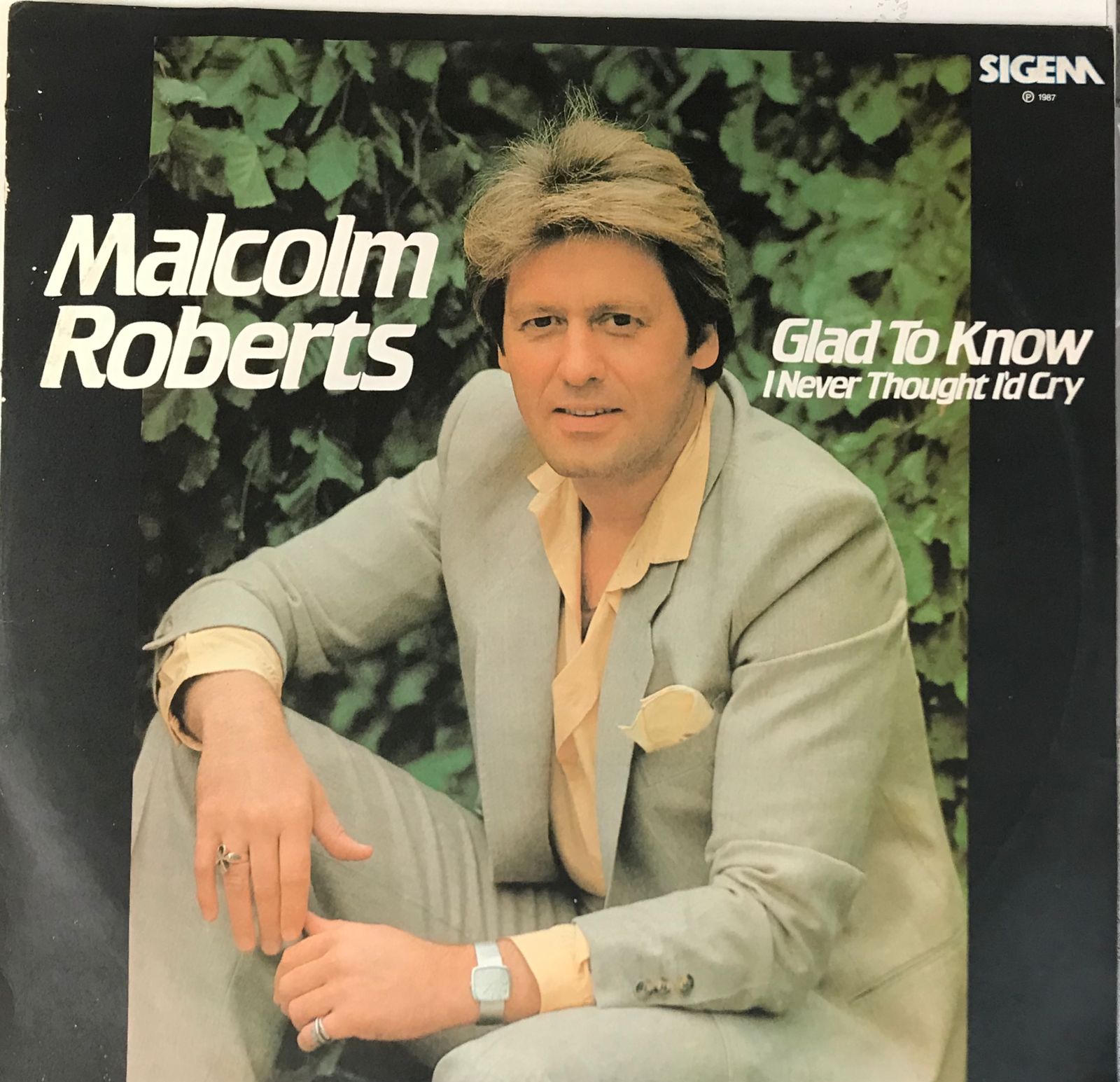 LP - Malcolm Roberts- Glad to know I never thought I´d cry - ( Single ) - Imagem 1