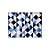 Tapete Macio Geométrico Verona-50 Azul e Preto 1,00 x 1,50 - Imagem 4