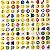 Tecido Tricoline Xita Emojis T101 - Imagem 1