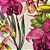 Tecido Para Área Externa Floral Fundo Creme Riviera II 166 - Imagem 2
