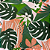 Tecido Para Área Externa Folhas Verde e Rosa Riviera II 162 - Imagem 2