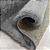 Tapete Pele de Coelho Wabby Touch Cinza 0,60x1,80 Metros - Imagem 4