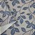 Tecido Veludo Provence Floral Cinza e Azul 01 - Imagem 1