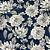 Tecido Acquablock Karsten Interno Rosas Brancas Fundo Marinho - Essence 36 - Imagem 5