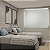 Cortina Persiana de Rolo BlackOut 100% Linho Branco 1,00x1,40 Metros - Imagem 3
