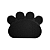 Tapete Pata para Pet Pvc Grande 45Cm X 60Cm Cães E Gatos - Preto - Imagem 1